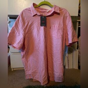 XL LEVI striped men’s button down